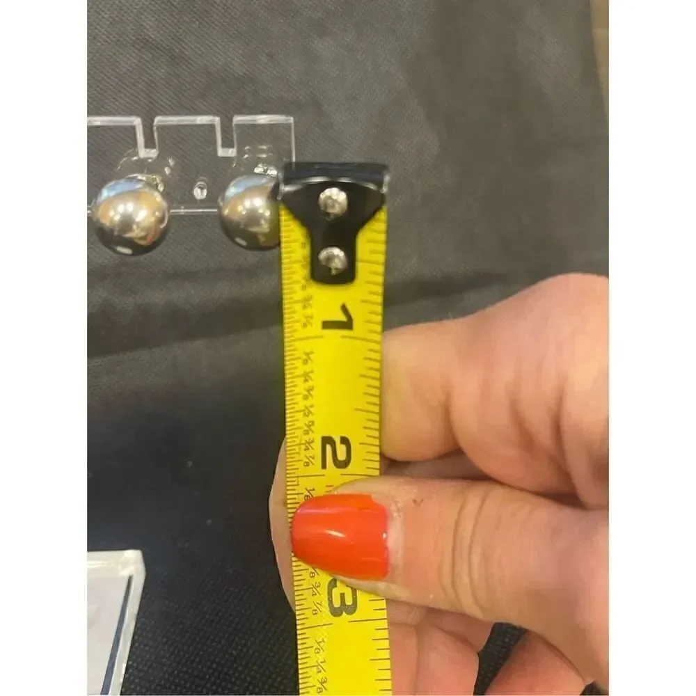 Silver Ball Earrings